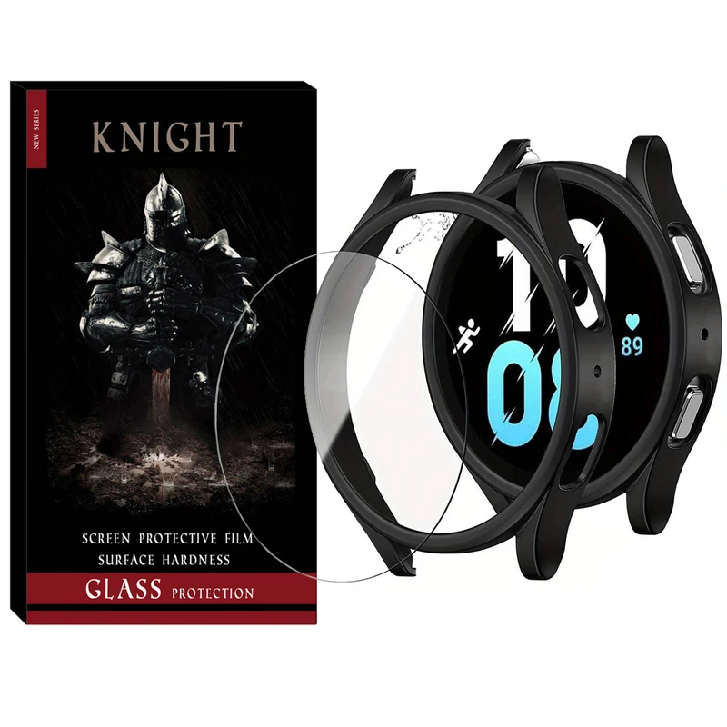 کاور نایت مدل PC-Bumper-KT مناسب برای ساعت هوشمند سامسونگ Galaxy Watch 5 44mm به همراه محافظ صفحه نمایش