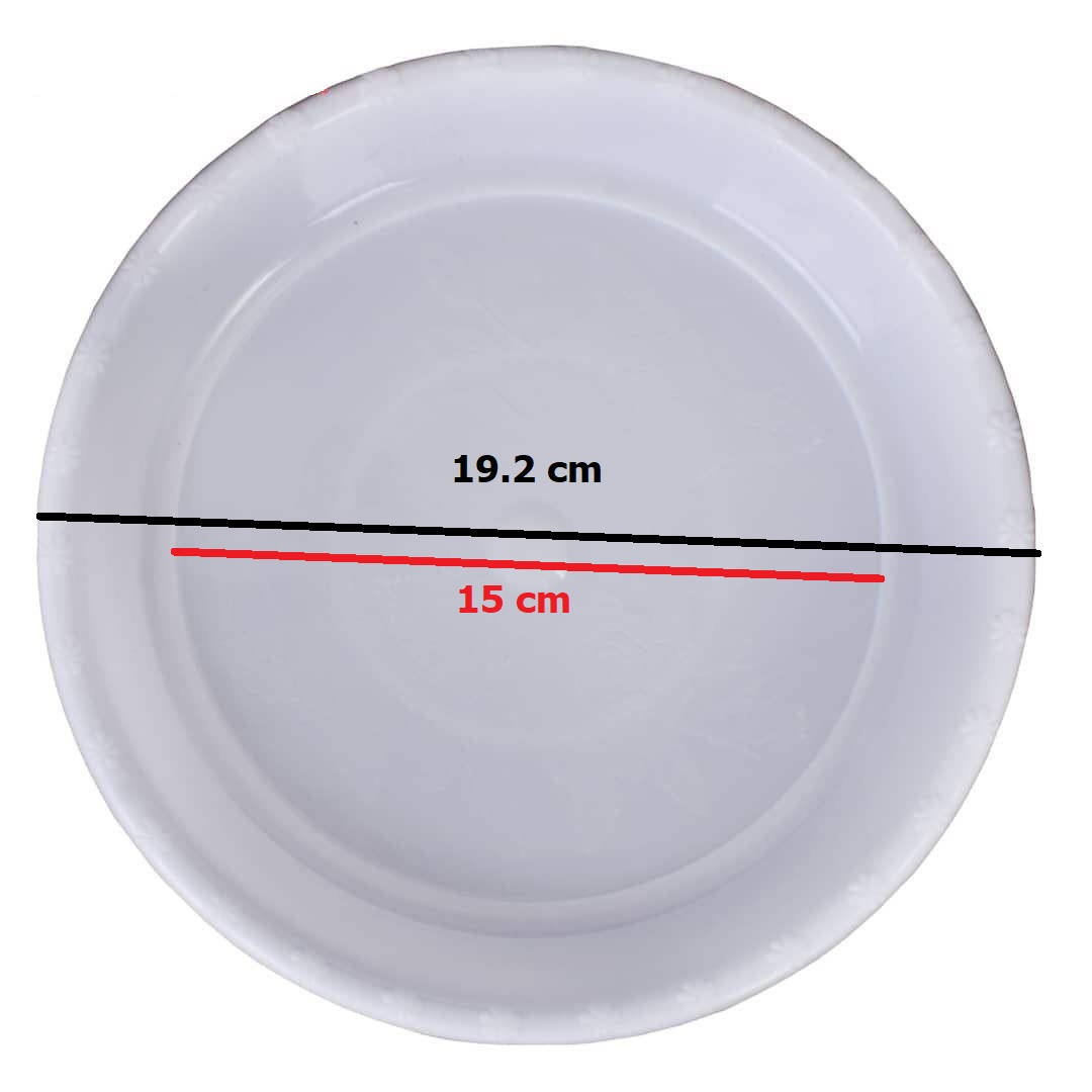 زیرگلدانی مدل p7 - 19.2 cm (15) بسته 3 عددی