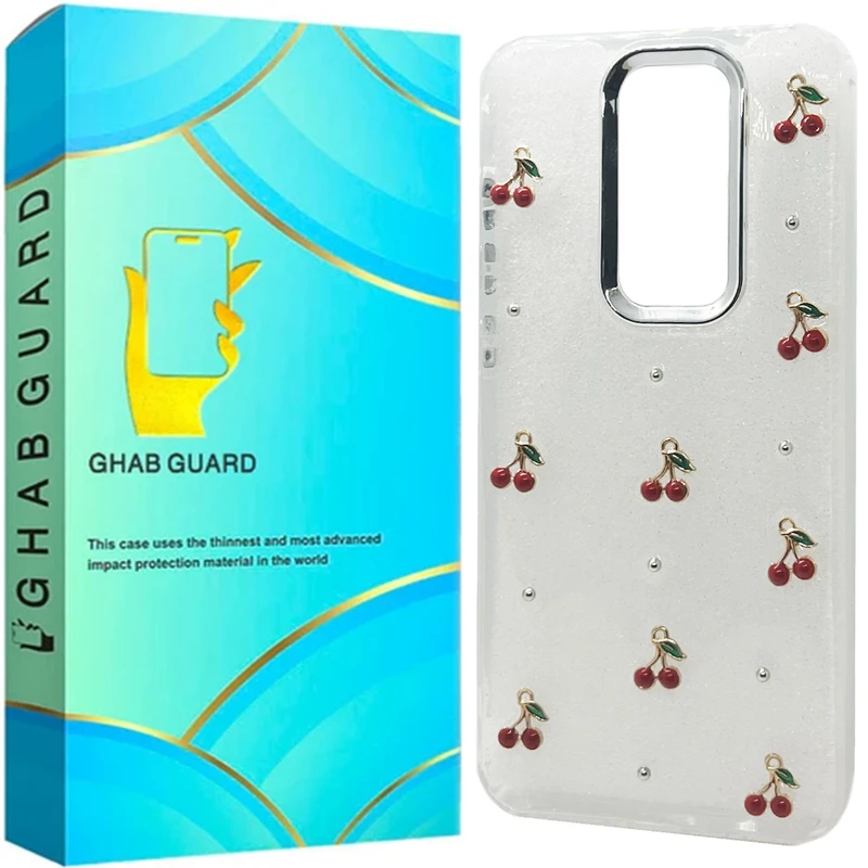 کاور قاب گارد مدل رزین طرح آلبالو مناسب برای گوشی موبایل شیائومی Redmi Note 8 Pro