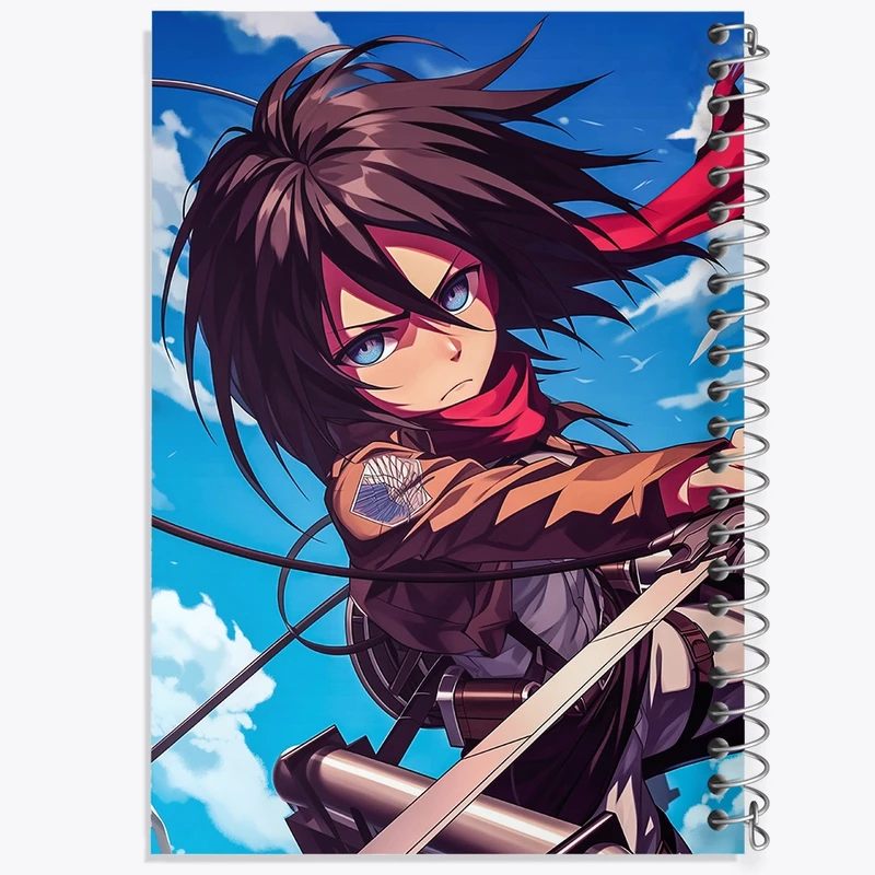 دفتر نقاشی 50 برگ خندالو طرح انیمه اتک آن تایتان کد F2852