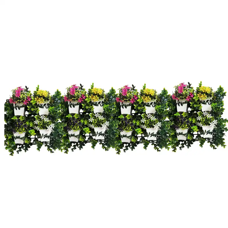 دیوارپوش مدل چهار گلدان مجموعه 4 عددی