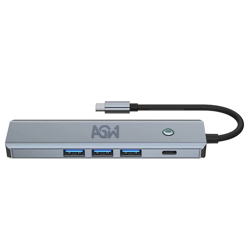 هاب 5 پورت USB-C ای جی دبلیو مدل BYL-2319