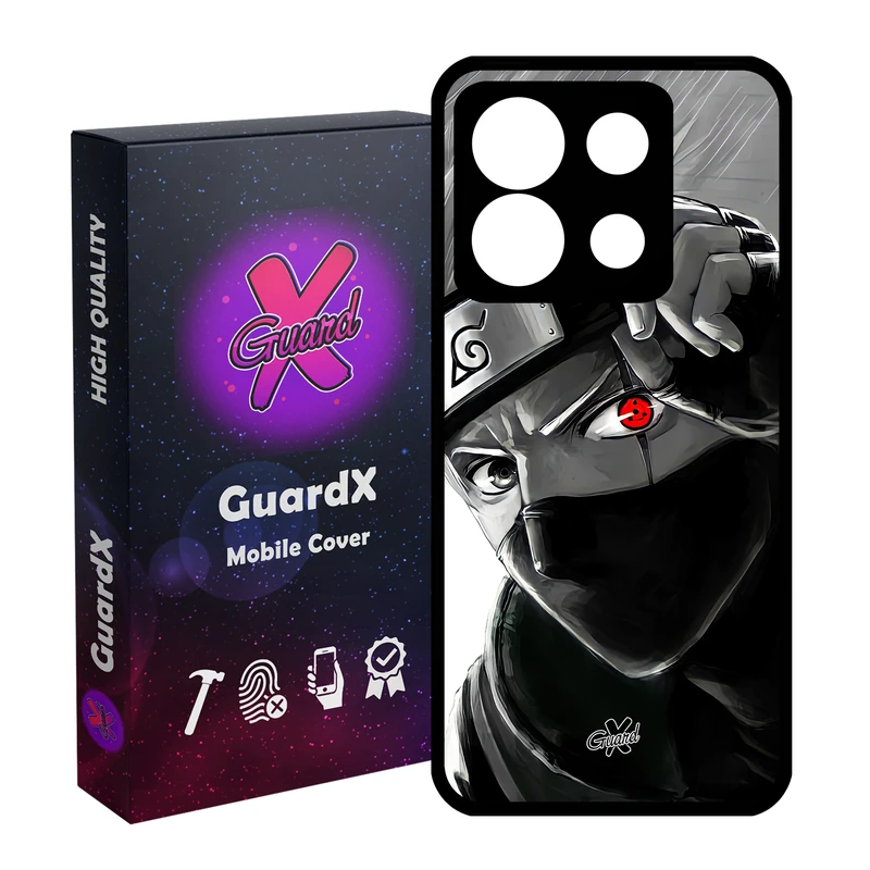 کاور گارد ایکس طرح Kakashi Anime مدل Glass10588 مناسب برای گوشی موبایل شیائومی Redmi Note 13 5G