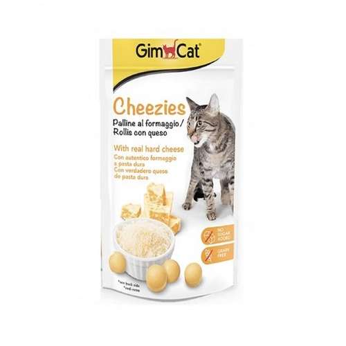 غذای تشویقی گربه جیم کت مدل پنیری وزن 10 گرم