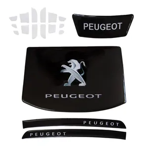 پد محافظ دکمه فرمان مانیتور و آینه خودرو چیکال مدل P-758 مناسب برای پژو 207 مجموعه 18 عددی