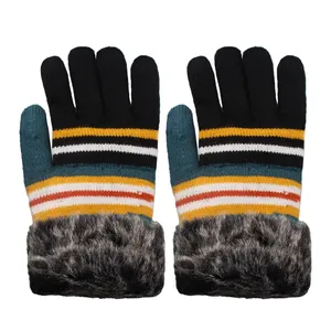 دستکش بافتنی زنانه مدل LUXE_2022 خزان