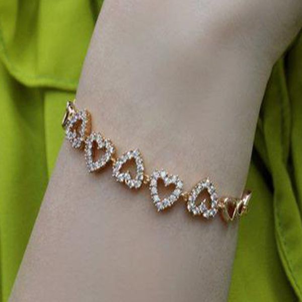 دستبند زنانه ژوپینگ مدل قلب -  - 3