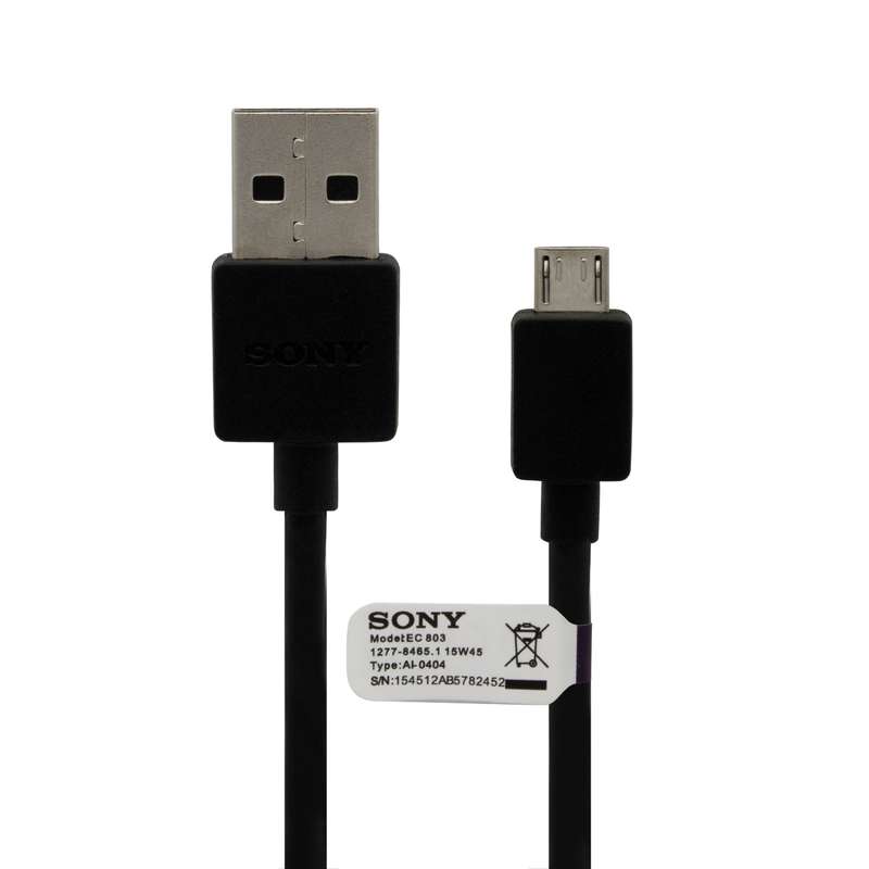 کابل تبدیل USB به microUSB مدل EC803 طول 1 متر