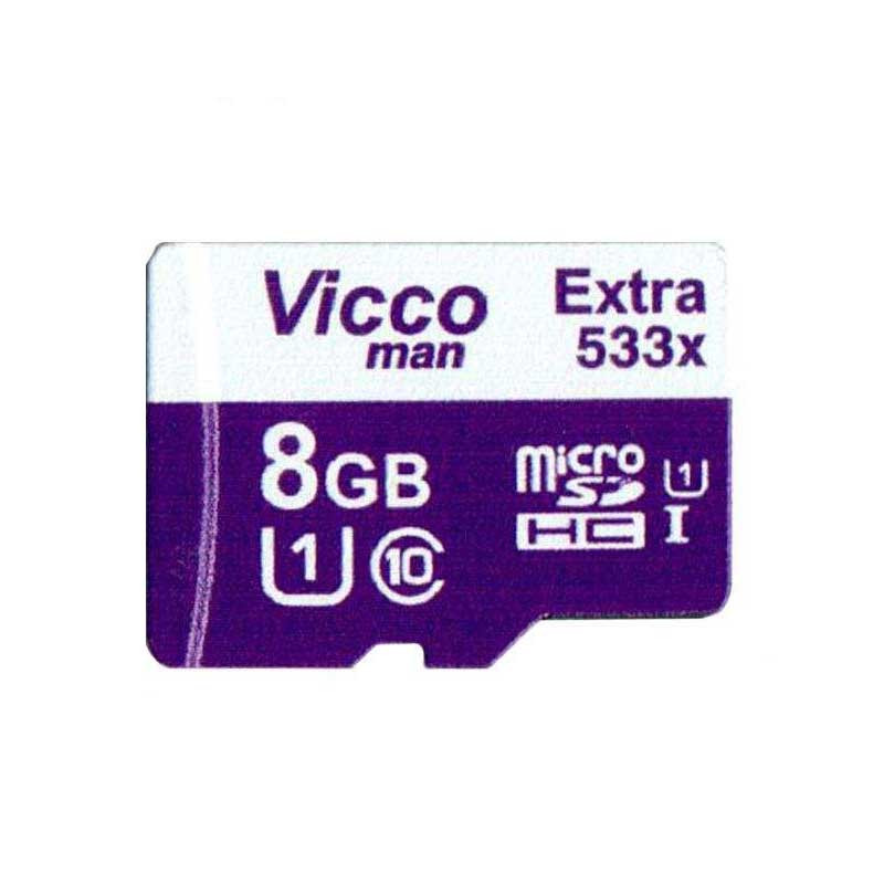 کارت حافظه microSDHC ویکومن مدل Extre 533X کلاس 10 استاندارد UHS-I U1 سرعت 80MBps ظرفیت 8 گیگابایت