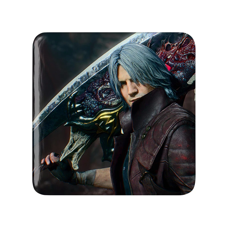 مگنت خندالو طرح بازی دویل می کرای Devil May Cry مدل مربعی کد 30226