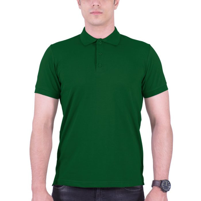 پولوشرت آستین کوتاه مردانه مدل PKS0090 رنگ سبز چمنی