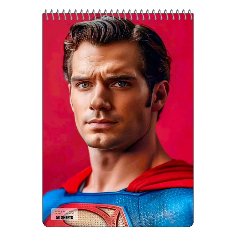 دفتر نقاشی 50 برگ سیمی کارنیکا طرح سوپرمن Superman کد 37517
