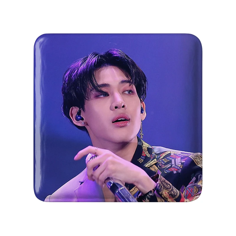 مگنت خندالو طرح بم بم گروه گات سون GOT7  مدل مربعی کد 20929