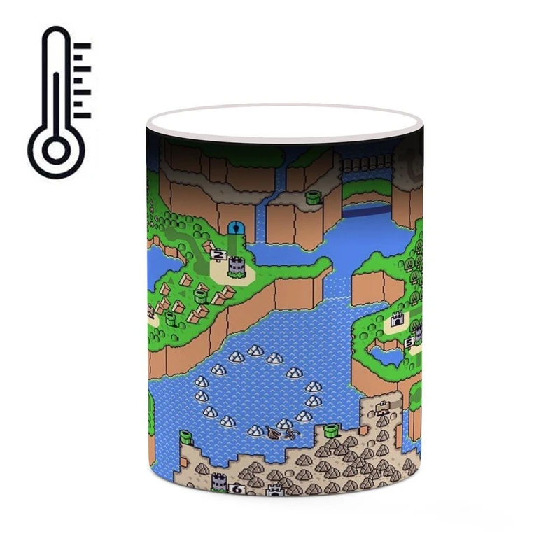 ماگ حرارتی کاکتی مدل بازی سوپر ماریو Super Mario World کد mgh30669