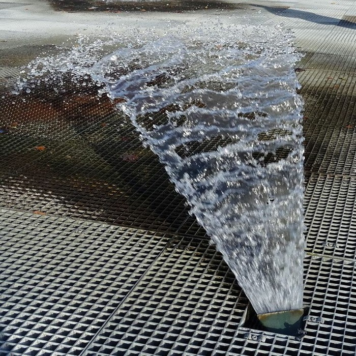 فواره آب نما مدل برگی طرح بادبزنی