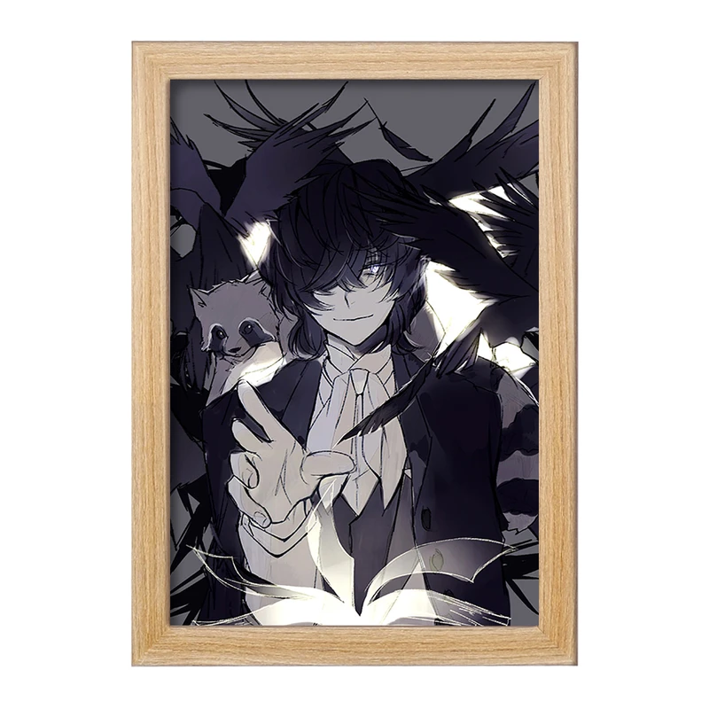 تابلو خندالو مدل آژانس کارگاهی انیمه سگ های ولگرد بانگو  کد 11795