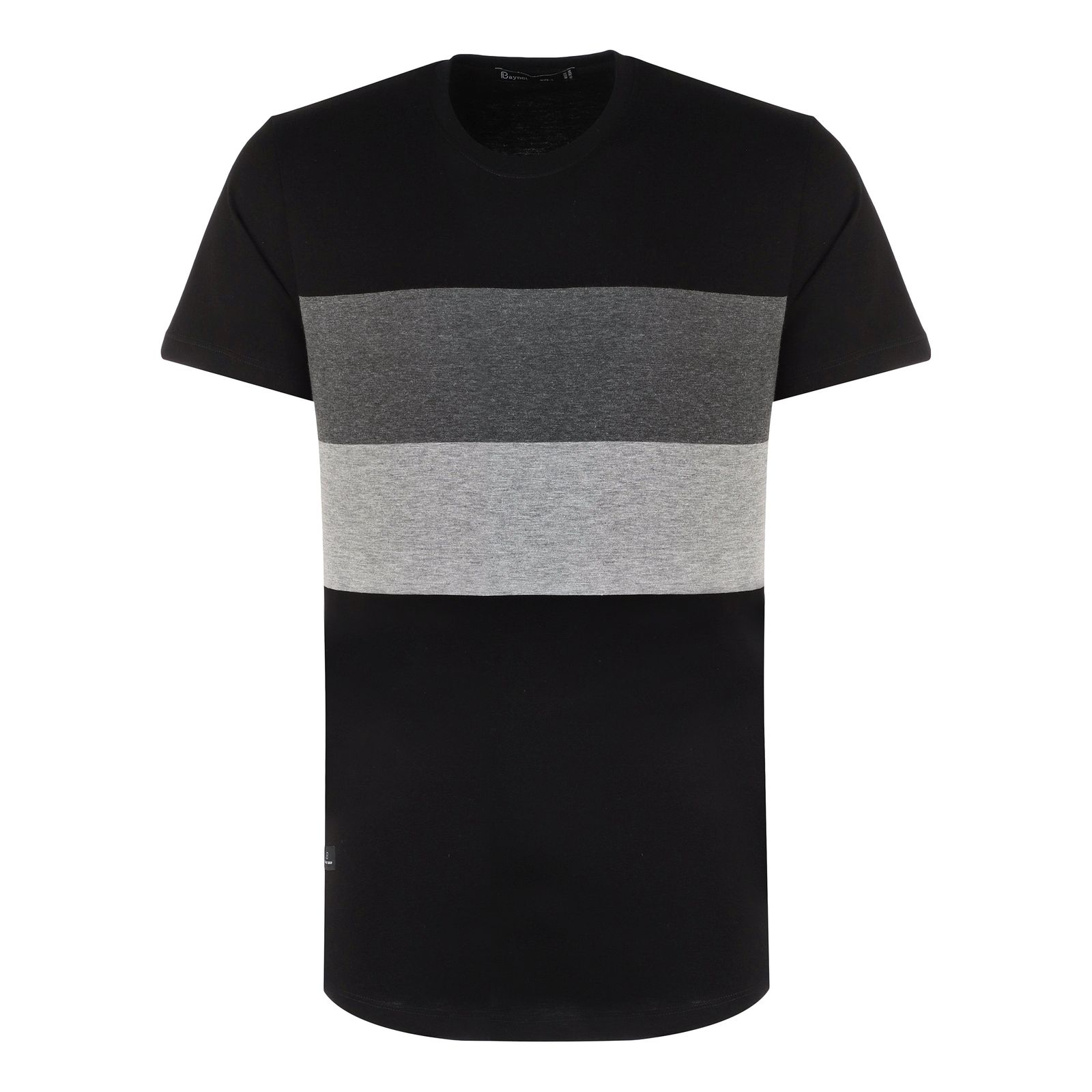 تی شرت آستین کوتاه مردانه باینت مدل 2261726 رنگ مشکی -  - 1
