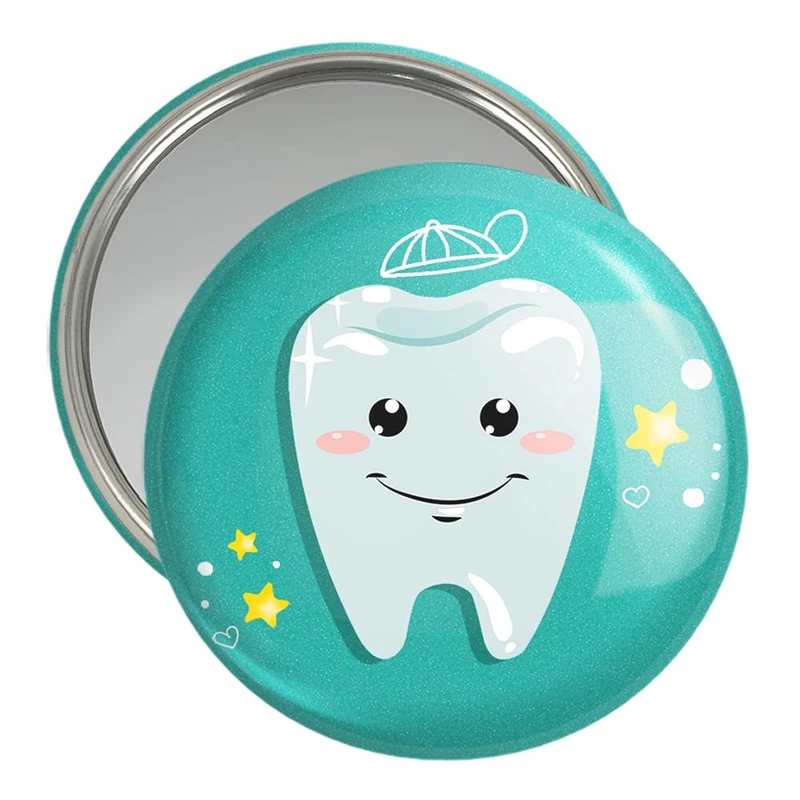 آینه جیبی خندالو مدل جشن دندونی پسرونه  کد 10946