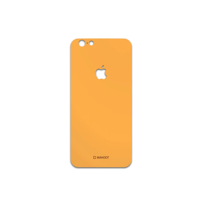 برچسب پوششی ماهوت مدل Matte-Orange مناسب برای گوشی موبایل اپل iPhone 6s