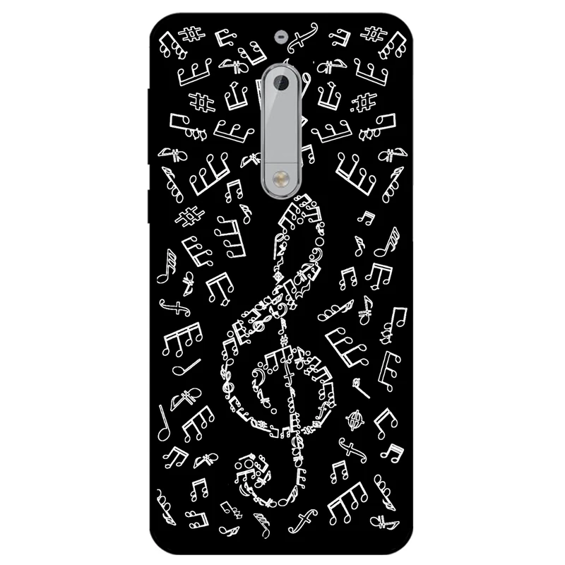 کاور مگافون طرح نوت موسیقی مدل 1370 مناسب برای گوشی موبایل نوکیا 5     