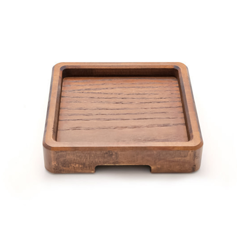 سینی وایت پلیت مدل WOODENABBA کد 6266