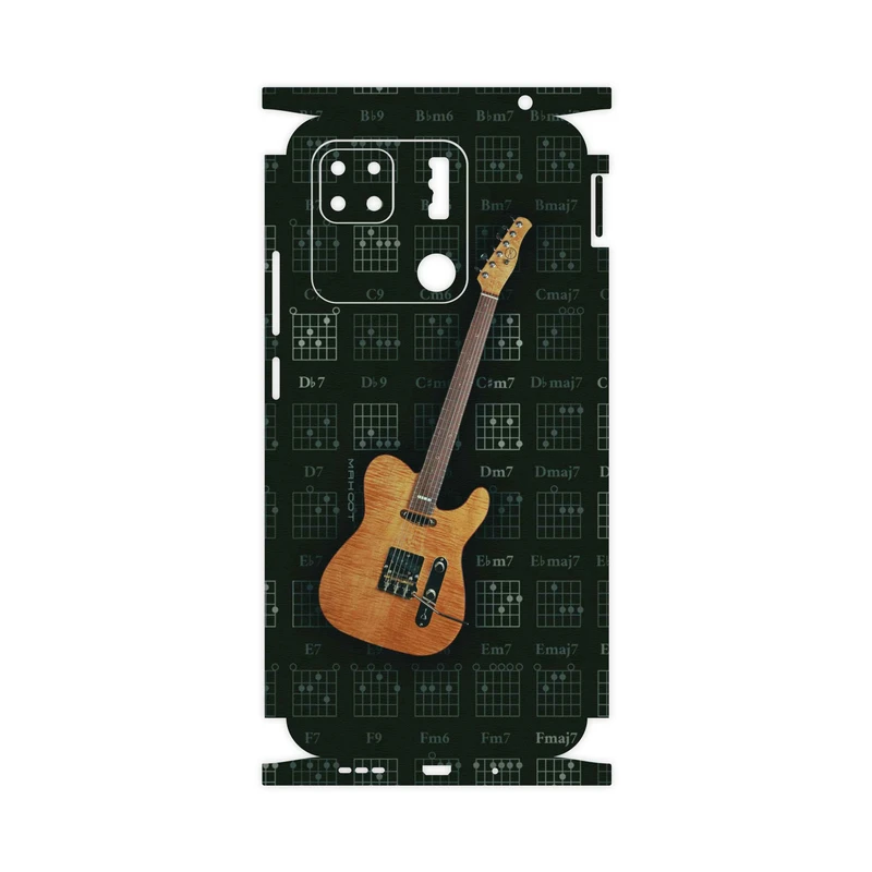 برچسب پوششی ماهوت مدل Guitar-Instrument-FullSkin مناسب برای گوشی موبایل شیائومی Redmi 10A