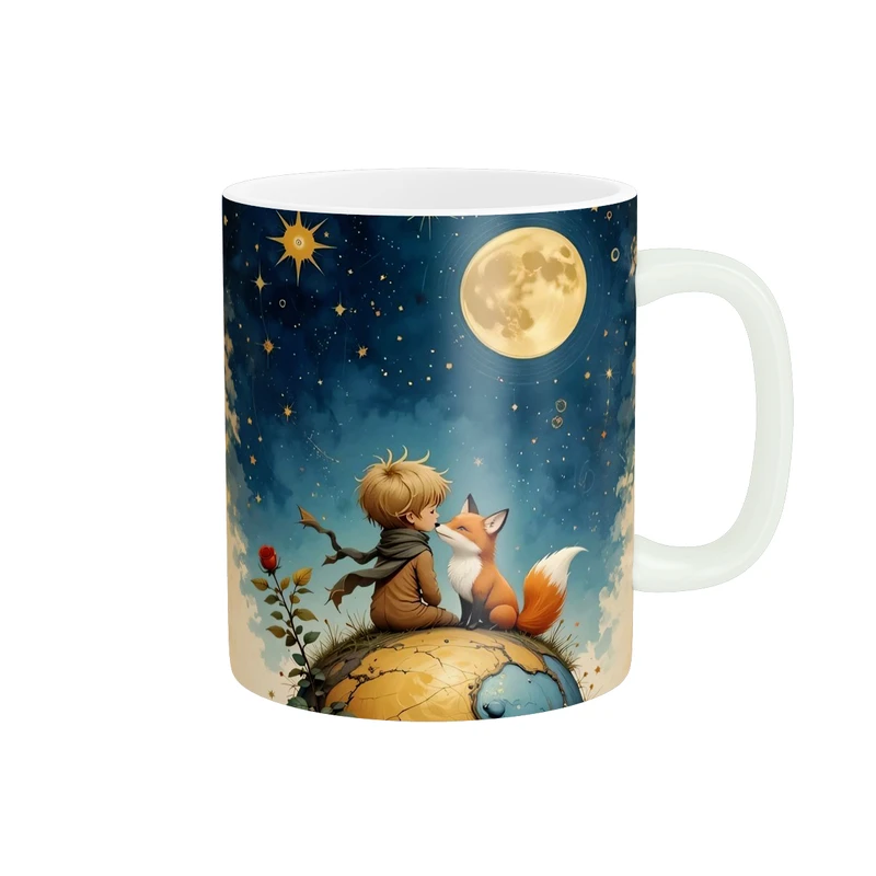 ماگ پاد آفرین طرح شازده کوچولو کد 2237