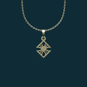 گردنبند طلا 18 عیار زنانه مدوپد مدل هندسی کد BB2-1-1282