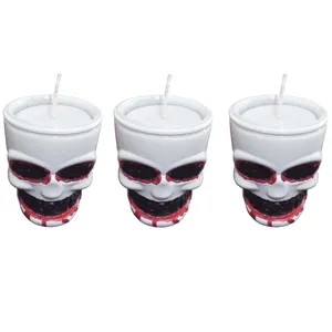 شمع مدل لیوانی ترسناك مجموعه 3 عددي