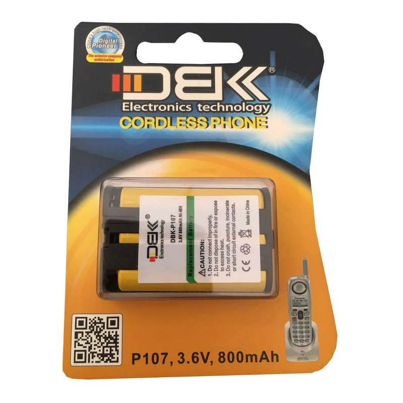 باتری تلفن بیسیم دی بی کی مدل p107 باتری تلفن بیسیم دی بی کی مدل p107