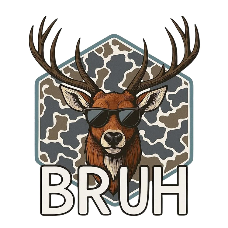 استیکر پارچه و لباس پاد آفرین مدل کارتونی کیوت فانتزی گوزن کد S3281