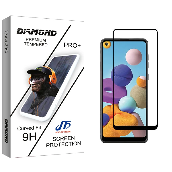 محافظ صفحه نمایش جی اف مدل Diamond glass مناسب برای گوشی موبایل سامسونگ Galaxy A21s