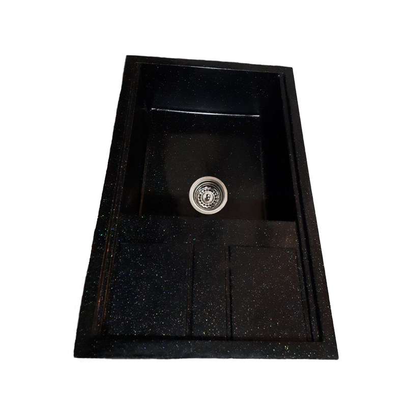 سینک ظرفشویی گرانیت توکار یک لگنه مدل MAK_ba80