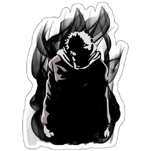 استیکر لپ تاپ مدل Sorcery Fight - Yuuji Itadori Angry Scary