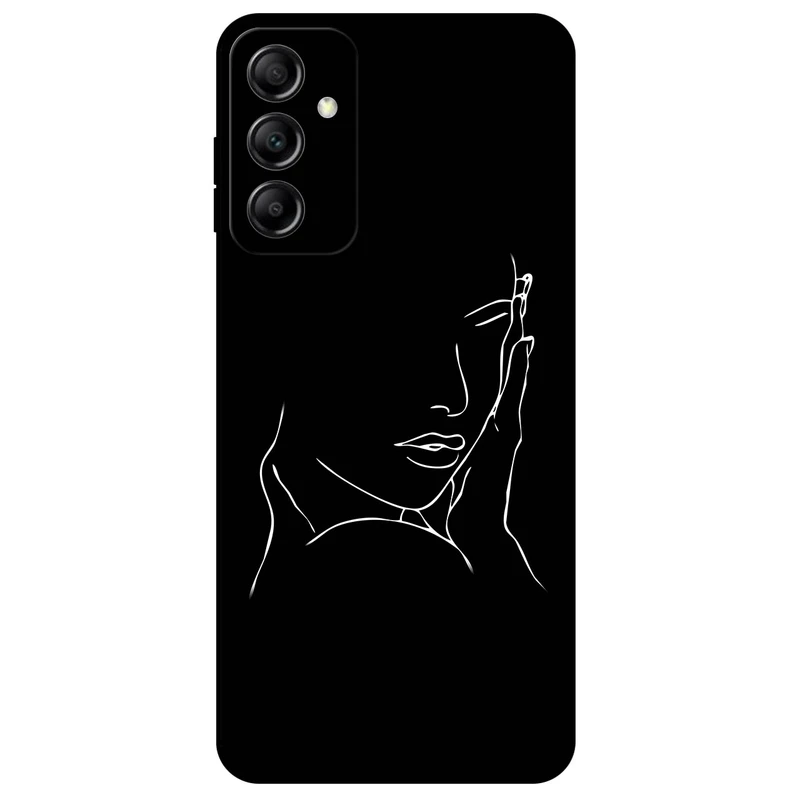 کاور مگافون طرح دخترانه مدل 8153 مناسب برای گوشی موبایل سامسونگ Galaxy A14