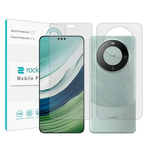 Rock space brand shockproof Hydrogel screen protector glass for Huawei Mate 60 Pro along with the back protector