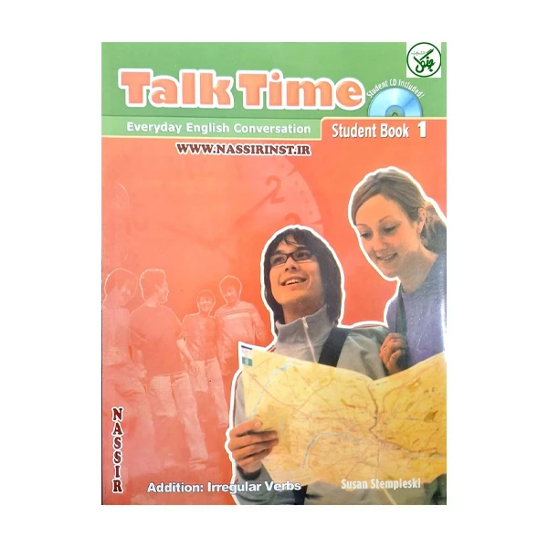 کتاب talk time 1 with cd اثر susan stempleski انتشارات جنگل