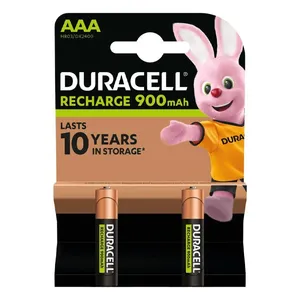 باتری نیم قلمی قابل شارژ دوراسل مدل 900mAh