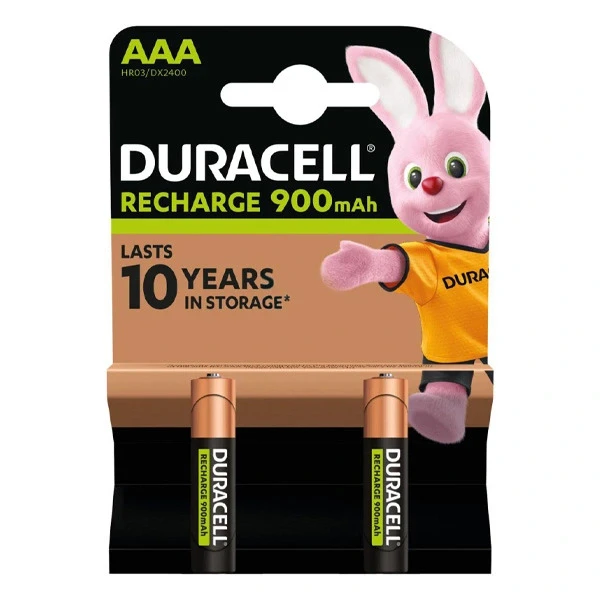 باتری نیم قلمی قابل شارژ دوراسل مدل 900mAh