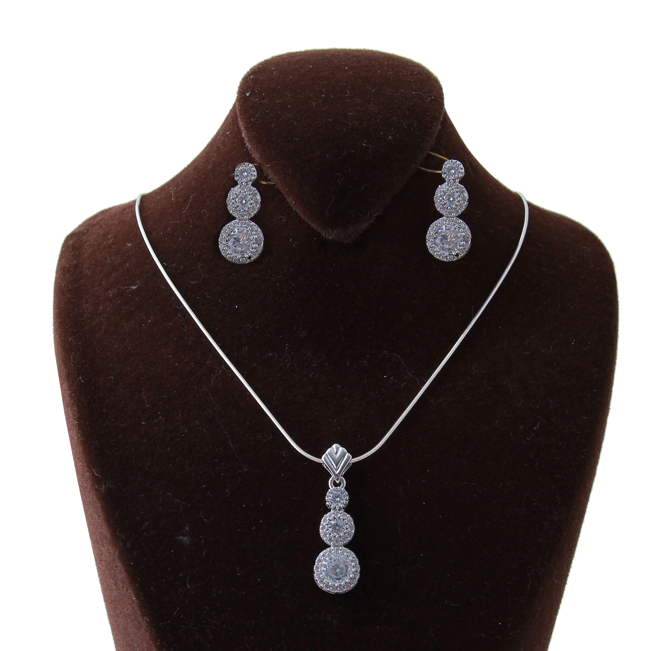  نیم ست نقره زنانه بازرگانی میلادی کد NTR_239