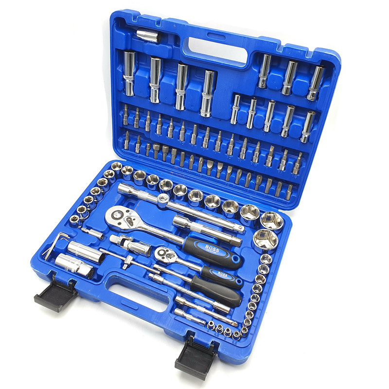 مجموعه 94 عددی آچار بکس صنعتی باس مدل 94PCS