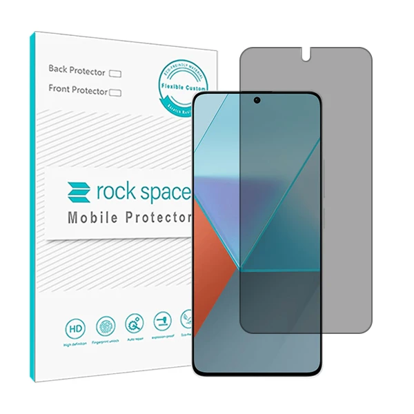 محافظ صفحه نمایش حریم شخصی راک اسپیس مدل HyPRV مناسب برای گوشی موبایل شیائومی Redmi Note 13 Pro