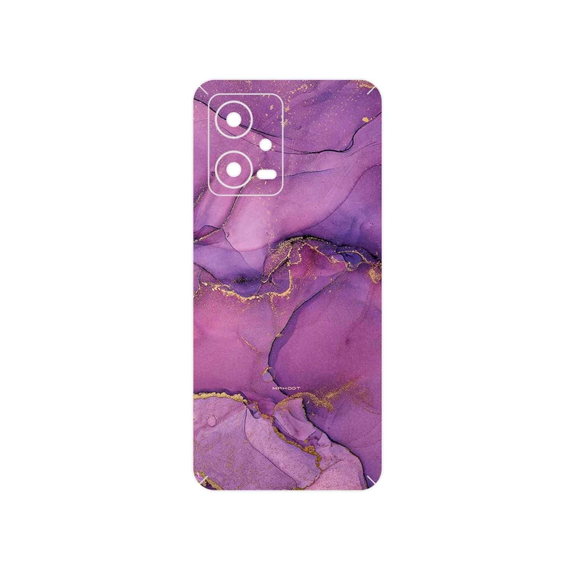 برچسب پوششی ماهوت مدل Purple Marble مناسب برای گوشی موبایل شیائومی Poco X5