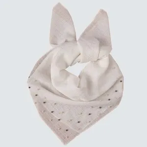 روسری زنانه مدل نخی مرواید دار کد 7894