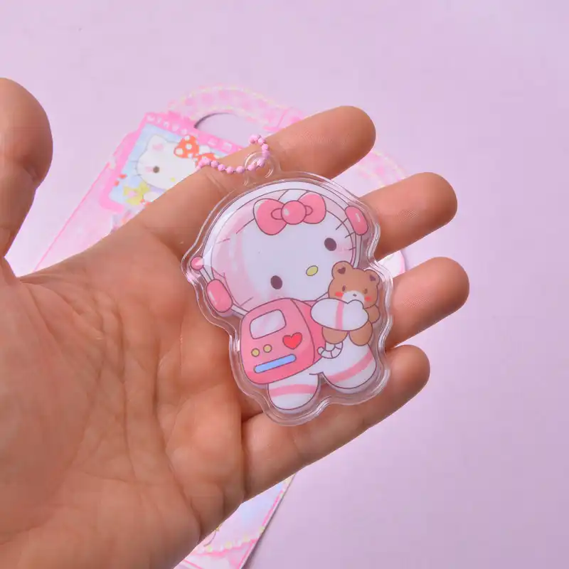 برچسب مدل آکواریومی طرح کیتی به همراه جاسوییچی بسته 12 عددی