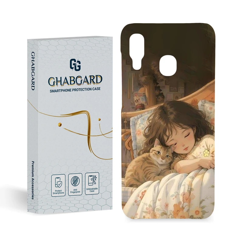 کاور قاب گارد مدل دخترانه مناسب برای گوشی موبایل سامسونگ  Galaxy A20/A30 