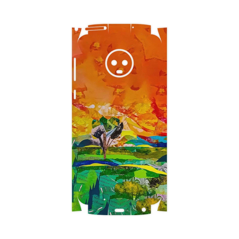 برچسب پوششی ماهوت مدل Collage of Painting-FullSkin مناسب برای گوشی موبایل موتورولا Moto G6