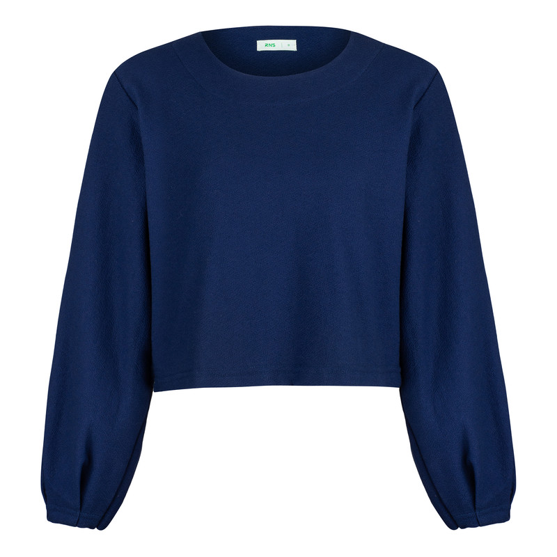 بلوز آستین بلند زنانه آر اِن اِس مدل 12032250 رنگ سرمه‌ای