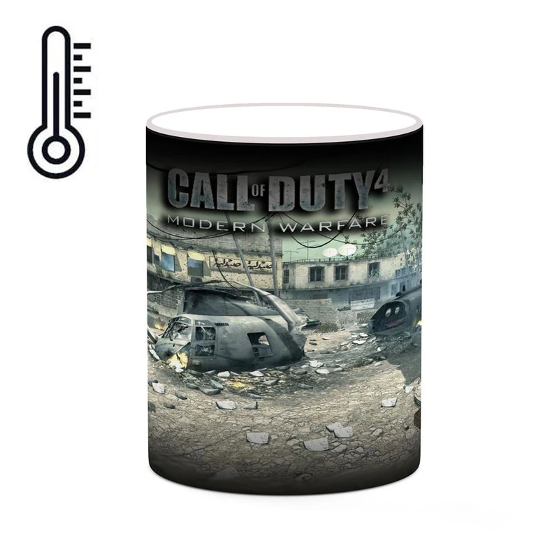 ماگ حرارتی کاکتی مدل بازی Call Of Duty 4ː Modern Warfare کد mgh27821
