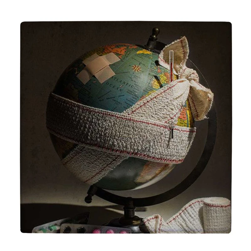  زیر لیوانی طرح کره زمین و دارو کد    4056501_2629